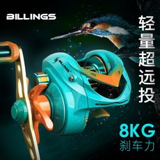 漁人百寶閣 比靈斯路亞水滴輪防炸線超遠投魚線輪微物輪打黑專用漁輪泛用輪, 1個, 比靈斯翠鳥水滴輪,普通款--全水域泛用（右手輪）