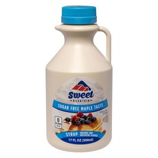 Sweet Mountain - 무설탕 메이플 맛 0g 당뇨병 0칼로리 시럽 탄수화물 친화적 (500ml(17액량 온스) 환자 친화적 케토, 17 Fl Oz (Pack of 1)