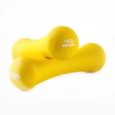 미라핏 네오프렌 미용아령 요가 필라테스, 2개, 1kg