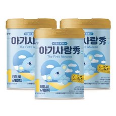 아기사랑수 어드밴스 분유 1단계, 750g, 3개