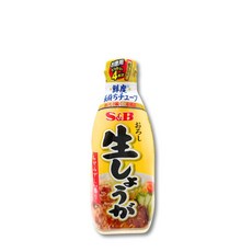 S&B 愛思必 生薑泥 日式風味料理調味醬 方便管狀包裝, 1個, 160g