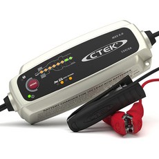 씨텍 MXS 5.0 차량 배터리 충전기 12V 5A 자동차 오토바이 방전, 1개, 1.2m