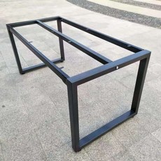 鐵藝桌腳 不鏽鋼邊幾桌腳 辦公餐桌腳 實木桌腳 金屬桌腿桌子腿支架吧臺腳電腦會議桌書桌辦公桌鐵架桌, X型120/60/72.5,官方標配, 1個