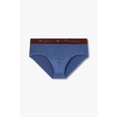 엠포리오 아르마니 EMPORIO ARMANI UNDERWEAR 남성 커시드 로고 밴딩 브리프_인디고 0815111014 2412412471 435973