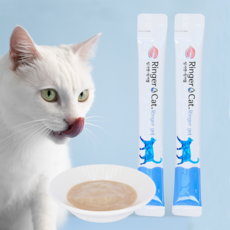 고양이음수량 수분보충제 링거캣 링거젤 체험키트 54g 4개입 고양이간식 고양이음료, 1박스, 56g