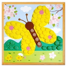 아트콘 꼴라주 만들기- 나비 다문화교육키트 미술만들기키트 방과후만들기 방과후미술수업 다문화교육자료