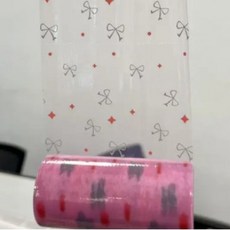 一次性隔髒膜 酒店馬桶貼 133片/卷 易撕不留膠, 蝴蝶結印花款1卷 133片, 1套