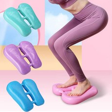 에어쿠션 발바닥 마사지기 4컬러 제자리걷기 홈트 실내운동기구 발 스텝퍼 에어 대량주문가능, 그린