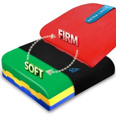 조절 가능한 메모리 폼 시트 쿠션 맞춤형 높이 및 견고함 등 미골 좌골 신경통 및 꼬리뼈 통증 완화를 위한 인체 공학적 사무실 의자 쿠션 - 사무실 의자 자동차 시트, 조절 가능한 메모리 폼 시트 쿠션, 맞춤형 높이 및 견