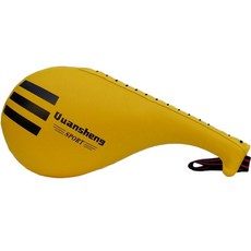 跆拳道訓練腳靶 踢靶手靶 雙葉訓練靶 雞腿靶, 1個, 單個(初學),普通地球-藍色