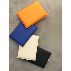 방수 야외 방석 강당 쿠션 가죽 학교 방수방석 수영장용 관람석, 1개, 16. 25x25 주황색-노란색