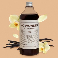 노원더 바닐라 시럽 수제 바닐라빈 시럽 [1200g], 1개, 1L