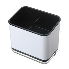 DFMEI 置物架裝勺子收納盒放餐具多功能家用筷子籠桶, 1個, 黑色:可瀝水