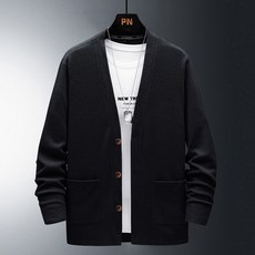 【潮胖穿搭】大碼針織開衫外套 男士潮流連帽運動外套 寬鬆加肥加大尺碼 拉鏈百搭上衣