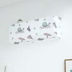 아가방 고래 벽걸이 에어컨 방수 먼지 커버 가리개 덮개 다기종, 본상품