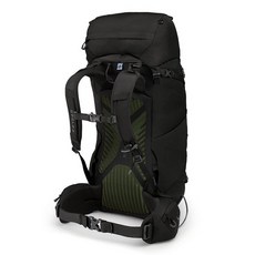 Osprey Kestrel 58L 輕量健行登山背包 附防雨背包套, S/M, Black