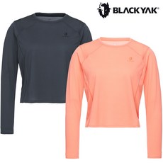 [블랙야크]25년SS 여름용 긴팔 러닝 트레일러닝 여성 경량 긴팔티 1BYRTMU511