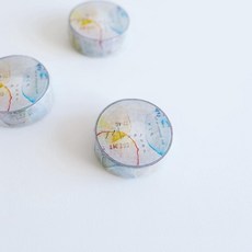 莫莫日貨 Yohaku 原創系列 2022 三月 日本製 和紙膠帶 明日之光 手帳裝飾 DIY 素材, 1個