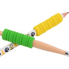 모두다모아 미끄럼방지 볼펜 그립 펜슬 그립1개 소프트펜슬그립 연필미끄럼방지