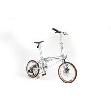 DAHON K9X 349 16吋城市通勤折疊車，9速碟煞小折，輕巧便攜，綠/黑/灰三色可選, 銀色, 1個