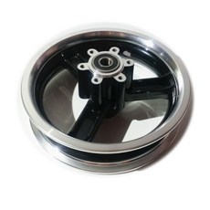 킥보드 앞바퀴휠 10인치10x2.125 10x2.25 10x2.5 타이어 장착용, 블랙, 1개, 전동킥보드