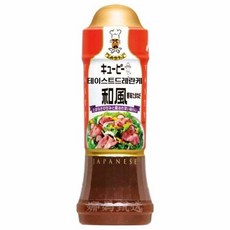 큐피 참깨 샐러드 드레싱 - 일본 파스타 간편식 소스 - 가정식 아마씨유 건강한 직배송 이