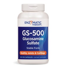 ENZYMATIC THERAPY 胺基葡萄糖保健食品 GS-500, 1個, 240 件