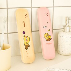 카카오 춘식이 칫솔 살균기 가정용 휴대용 UV-C LED 자외선 소독 핑크, 1개, 단품