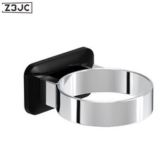 Z3JC 吹風機架免打孔浴室衛生間壁掛風筒架ABS材質, 1個, 電鍍黑:如圖