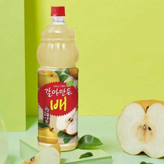 갈아만든 배 큰 페트병 배맛 쥬스 과일 음료수 갈배 대량 구매 단체, 1.5L, 1개