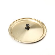 국산 황색 양은 냄비뚜껑 손잡이포함, 1개, 20cm