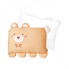 [쁘띠엘린] 밀로앤개비 동물모양 베개(솜포함)(커버1+배게솜1), 밤비, 매쉬베개솜, 1개