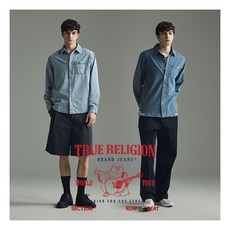 [트루릴리전] O 26SS 남성 시그니처 데님 긴팔 셔츠 2종