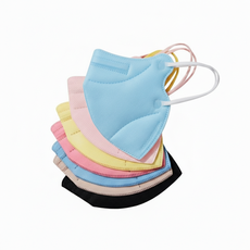 올레썸 KF94 새부리형 어린이 마스크 유아 키즈 황사 숨편한 귀편한 국산 일회용 귀안아픈 7컬러 (총 100매), 5개입, 20개, 블루(blue)