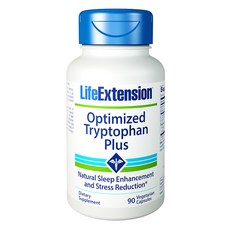 LIFE EXTENSION 色氨酸素食膠囊, 90 件, 1個