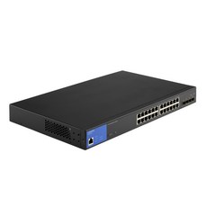 Linksys LGS328MPC-TW L2 管理型 24埠 Gigabit PoE+ 乙太網路交換器, 1個, LGS328MPC