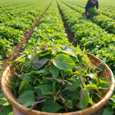 [초특가할인] 깻잎순 깨순 깻순 어린 깻잎순, 1개, 4kg