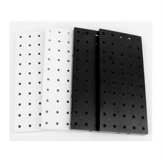 공동창고 직사각 타공판 2P 타공보드선반, 흰색