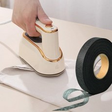 [ 64m 대용량 ] 엠코어 셀프 수선 테이프 바지 노스티치 셀프핏, 1개, 블랙3cm