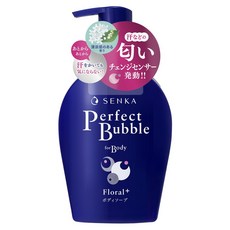 SENKA 專科 完美身體泡泡沐浴乳 花香Plus, 500ml, 1個
