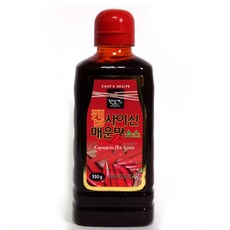 미담채 캡사이신 매운맛소스 550g 3개