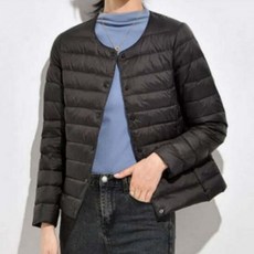 따뜻한 데일리 여자 경량 패딩 점퍼 오피스 출근룩