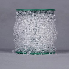 인테리어 크리스마스 생일 홈 파티 용품 5m 화환 인공 진주 비즈 체인 웨딩 장식 테이블 중심 신부 부케 DIY 헤어 액세서리 꽃, [11] Transparent