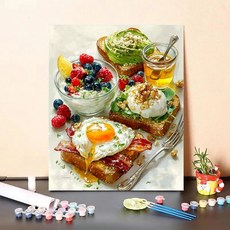 네이처포유 DIY 명화 유화 그림그리기 세트 40X50cm, 1개, 브런치플레이트