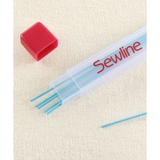 패션스타트 샤프형 물로지워지는 원단용 초크 펜 리필심, 1개, 블루