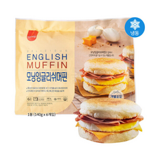 삼립 잉글리쉬머핀 모닝 번들 편의점 매점빵 브런치 냉동 먹머핀, 140g, 1개
