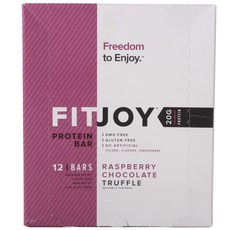 FIT JOY 蛋白棒覆盆子巧克力松露 12 件, 1個, 744克