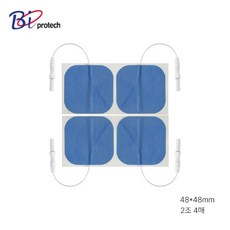 바이오프로테크 체외형 의료용 전극 저주파 패드 4p, 단품, 6개