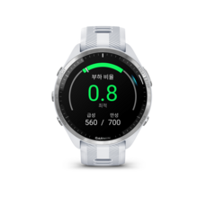 가민 포러너 965 스마트워치, 화이트, 46.5mm, GPS
