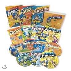 Captain Awesome #1~7 Book+CD Full Set, Simon & Schuster